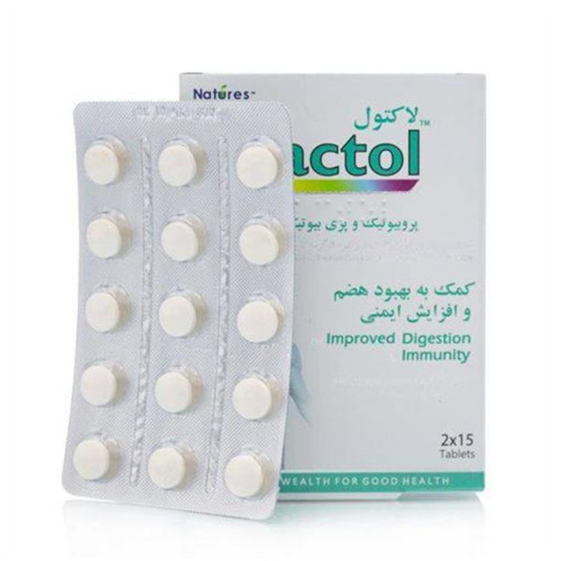 قرص لاکتول نیچرز اونلی ۳۰ عددی